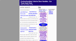 Desktop Screenshot of cardoorhandleei.com