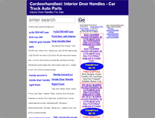 Tablet Screenshot of cardoorhandleei.com